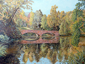 Varsity Lake Bridge CU Boulder