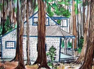 Davidson's Cottage Sideview