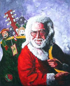 Santa Jerry with a Bag of Toys