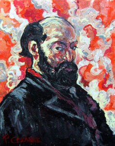 Self-portrait of Paul Cézanne