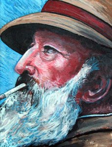 Self-portrait of Monet