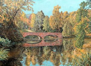 Varsity Lake Bridge at CU Boulder