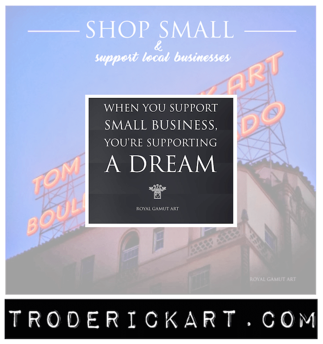 Shop small thank you promotion