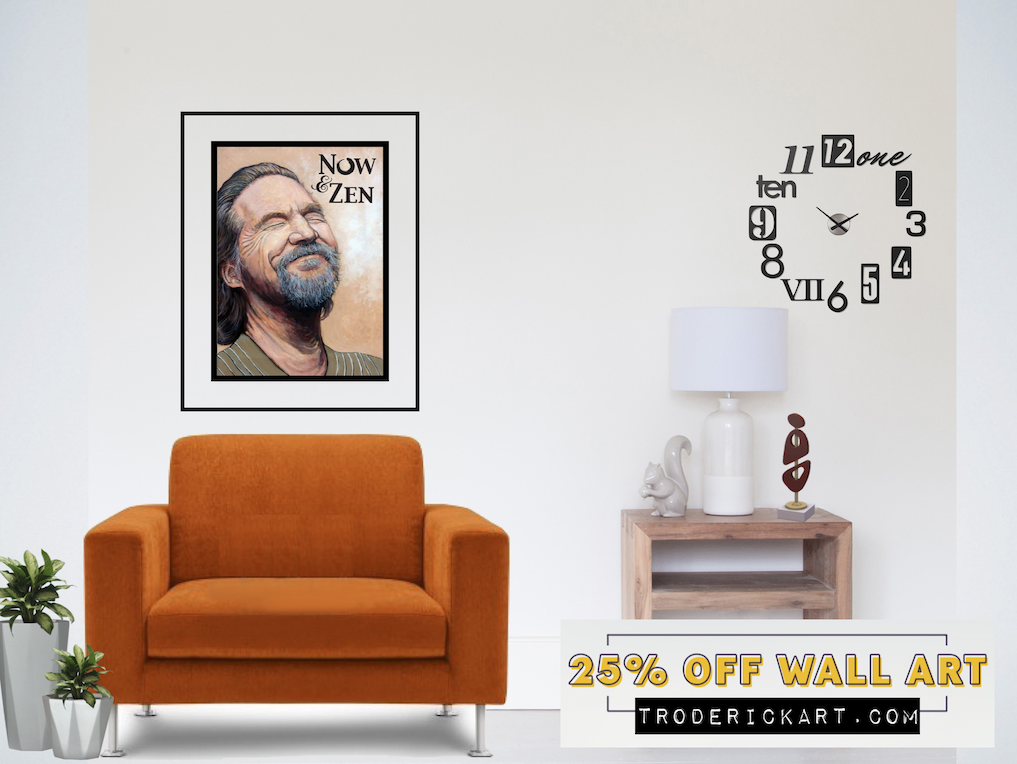 Now & Zen 25% off wall art promo