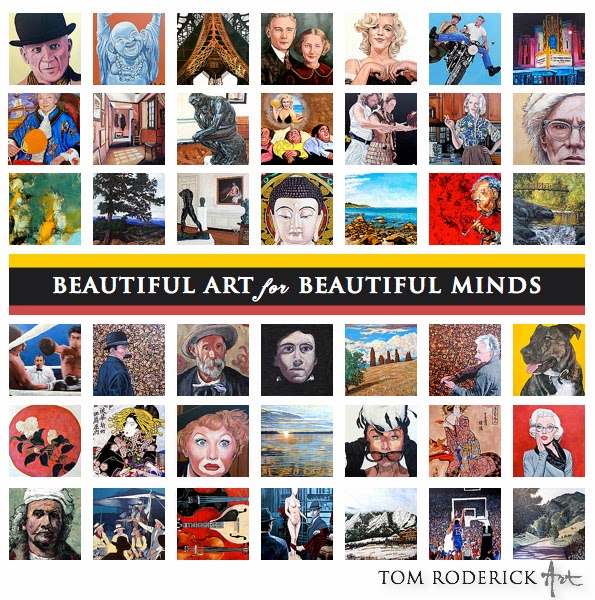 Collection of portraits painted by Boulder portrait artist Tom Roderick
