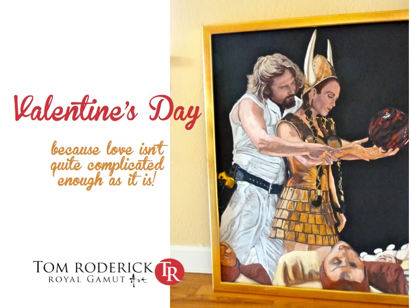 Valentine's Day promo troderickart.com