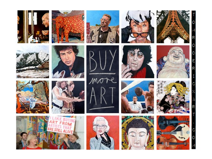 Collage of Tom Roderick portraits