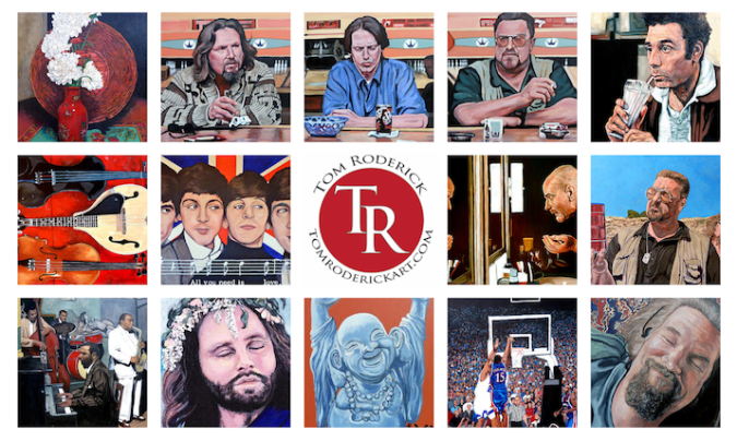 Paintings by Boulder artist TR