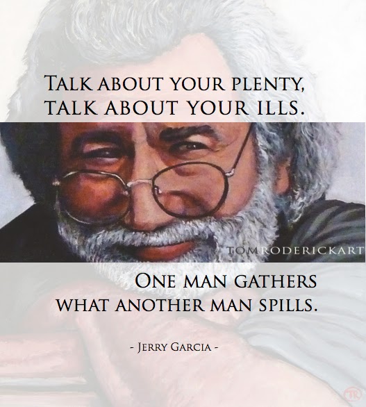 portrait of Jerry Garcia