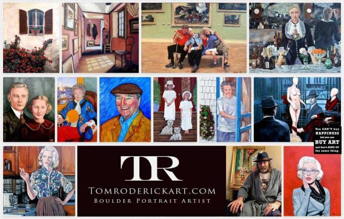 Boulder portrait artist Tom Roderick promo
