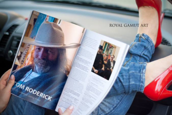 Tom Roderick Art Magazine Spread