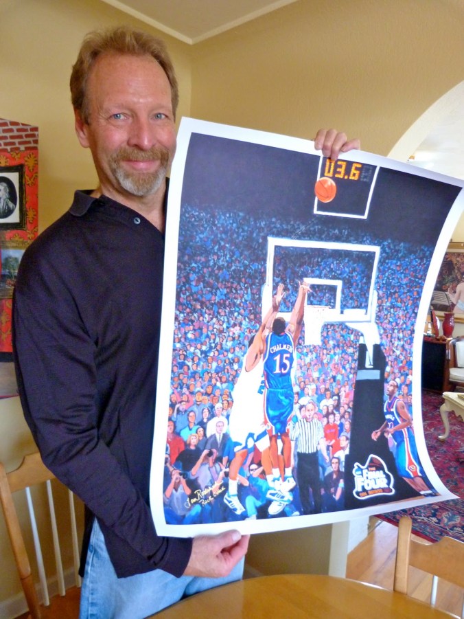 A Shot To Remember - 2008 National Champions painting by Tom Roderick.