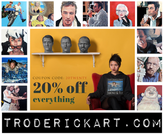 troderickart.com promo coupon code 20twenty