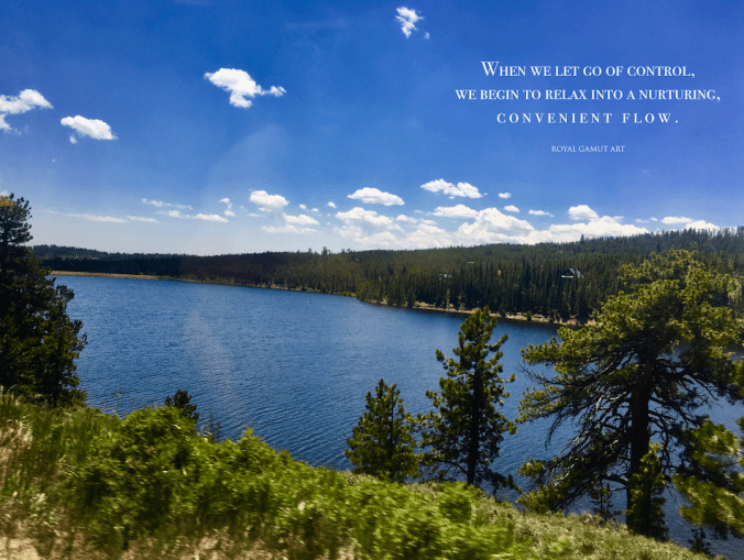 Beautiful photograph of Crystal Lake, CO June 2018