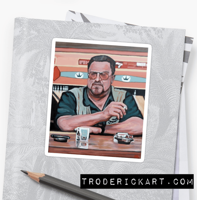 Walter sticker by TRoderickart.com