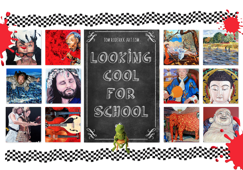 Back to School promo for Tom Roderick Art