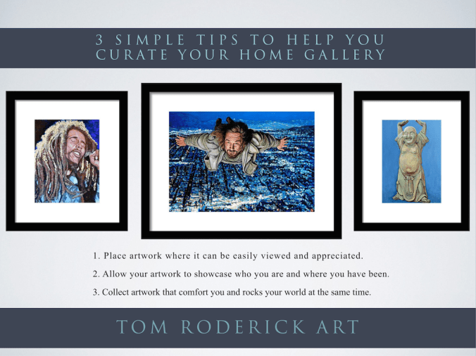 Curate Your Home Gallery promo for Tom Roderick Art