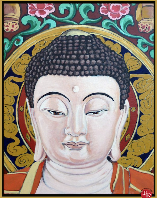 Portrait of Goddess Tara by Boulder portrait artist Tom Roderick.