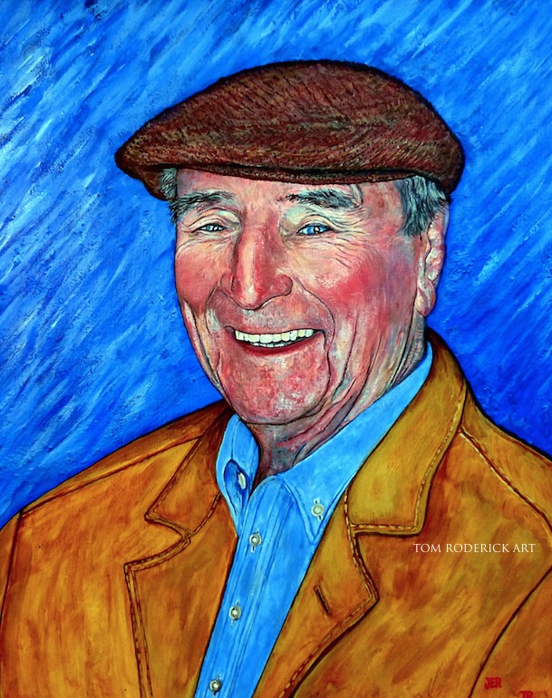 Dr. James Evan Roderick II by Boulder portrait artist Tom Roderick.