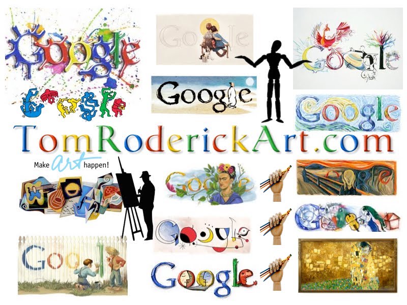 Eat Sleep Google promo for TomRoderickArt