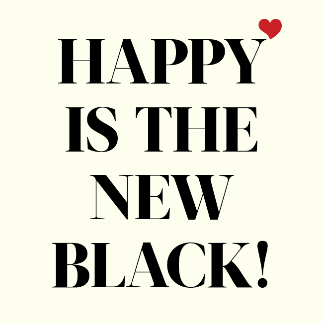 Happy is the new black! Royal Gamut Art