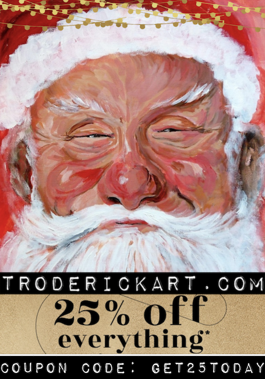 Coupon code get25today promo troderickart