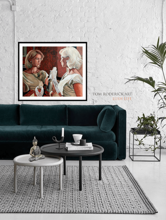 Portrait of Betty Draper by Boulder portrait artist Tom Roderick.