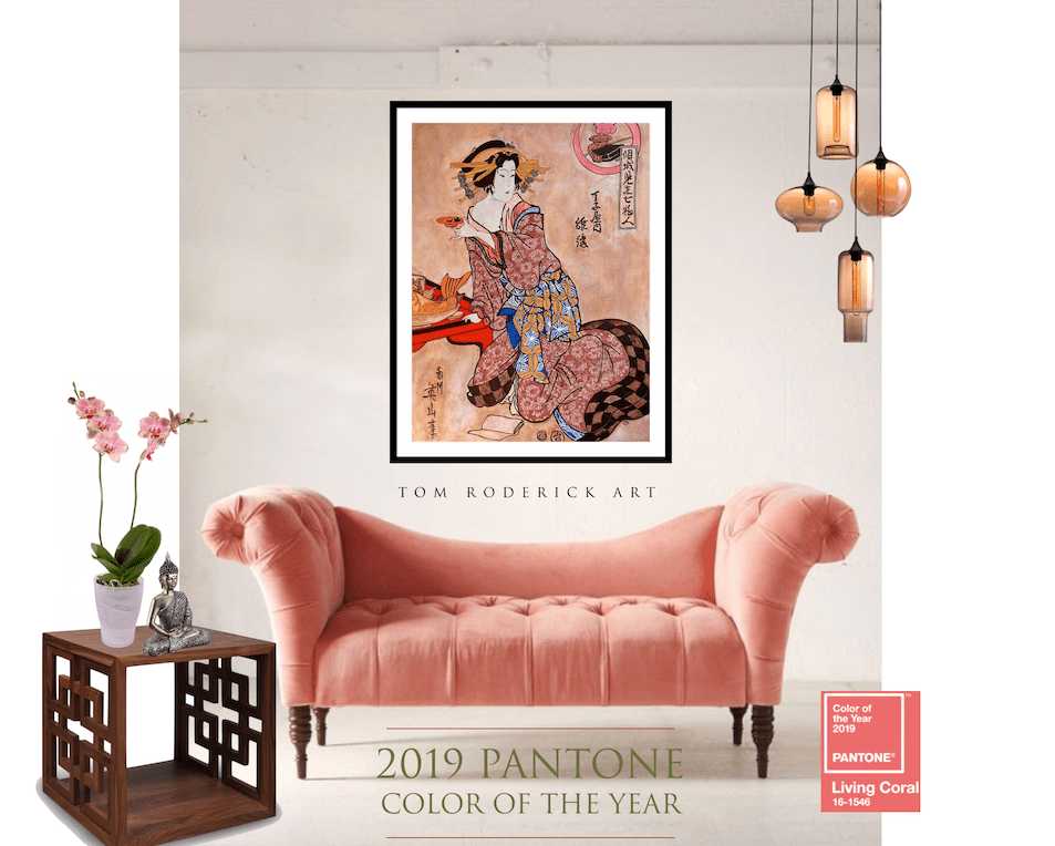 Portrait of Sipping Sondra by Boulder artist Tom Roderick.