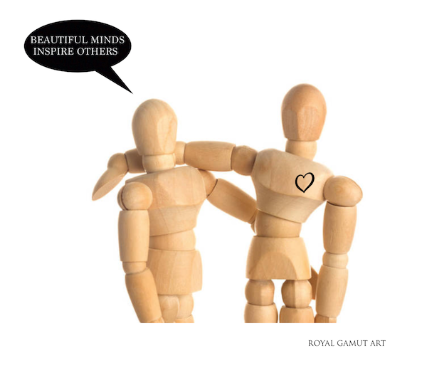 Beautiful minds inspire others. Inspire someone today.