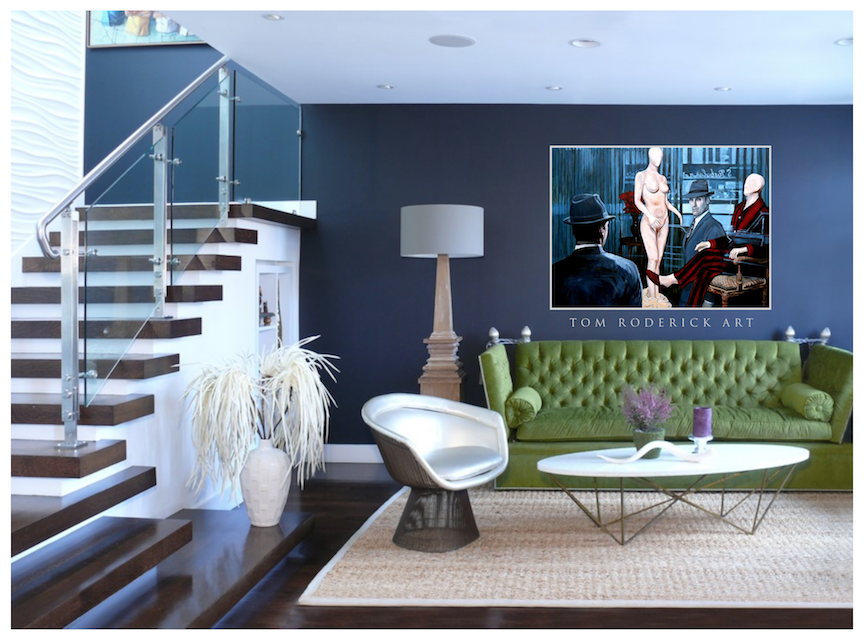 You Only Live Twice by Boulder portrait artist Tom Roderick.