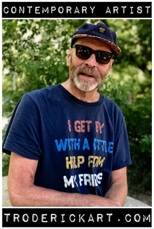 Contemporary artist Tom Roderick Boulder Colorado survived brain surgery 1/17/19.