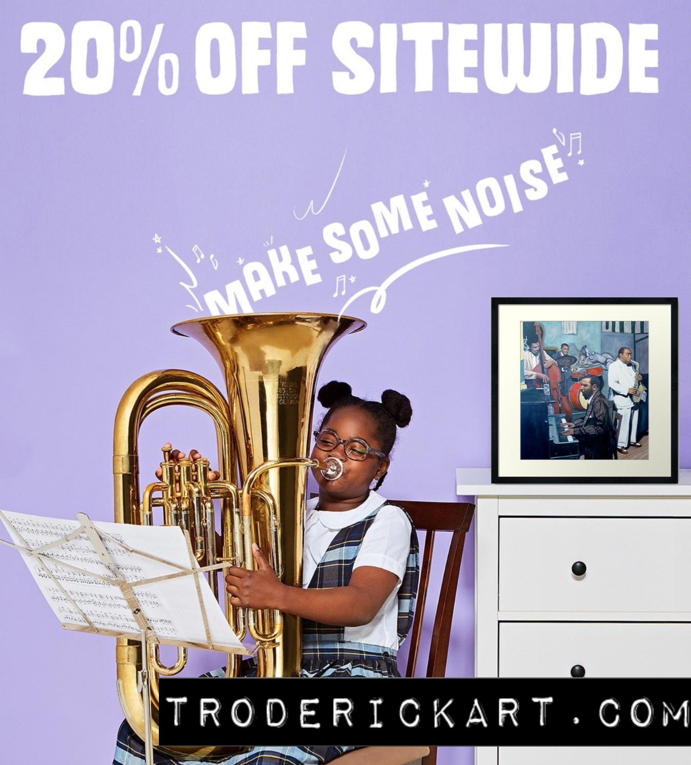 20% off Troderickart.com promo
