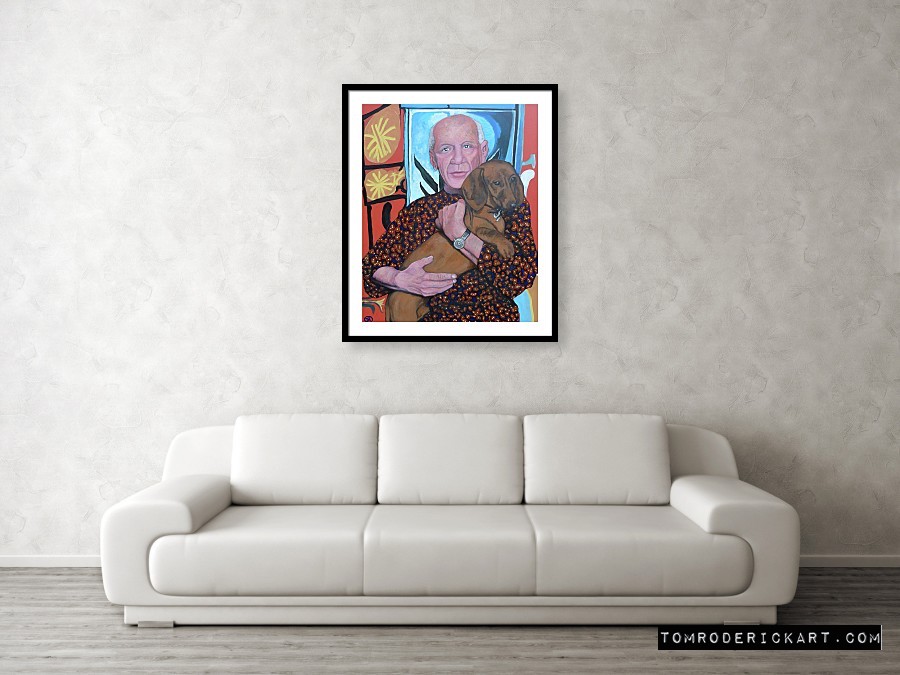 Man's best friend: Picasso and Lump