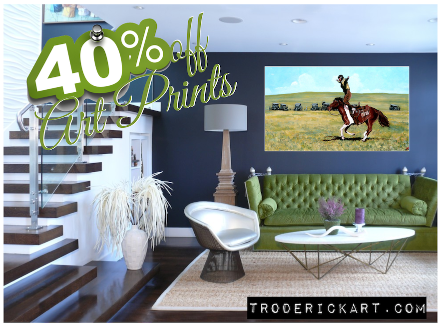 40% off Wall Art Promo TRoderickArt