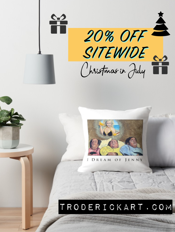 Christmas in July Promo at Troderickart.com