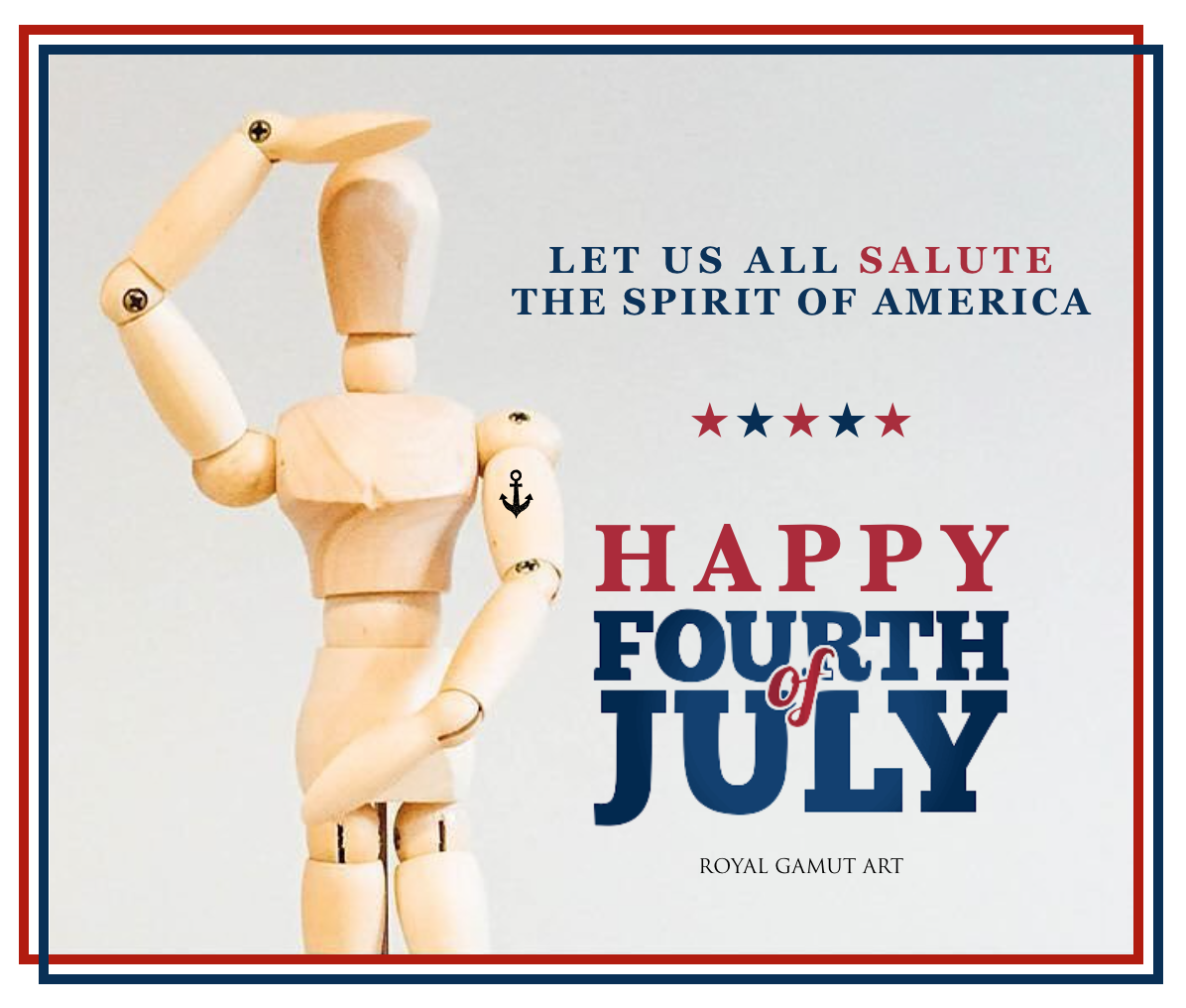 Fourth of July promo Royal Gamut Art