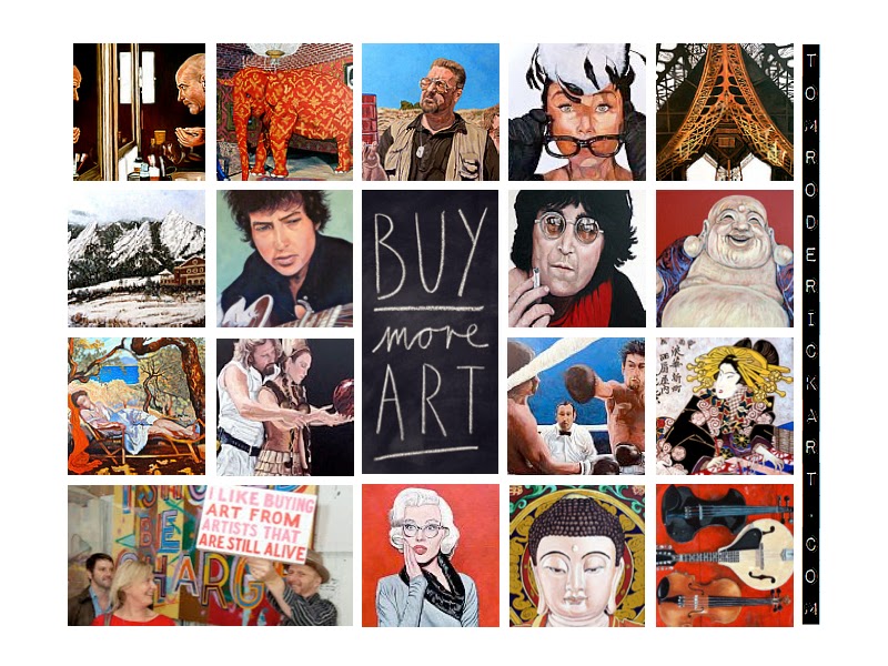 Buy more artwork paintings by Boulder artist Tom Roderick.