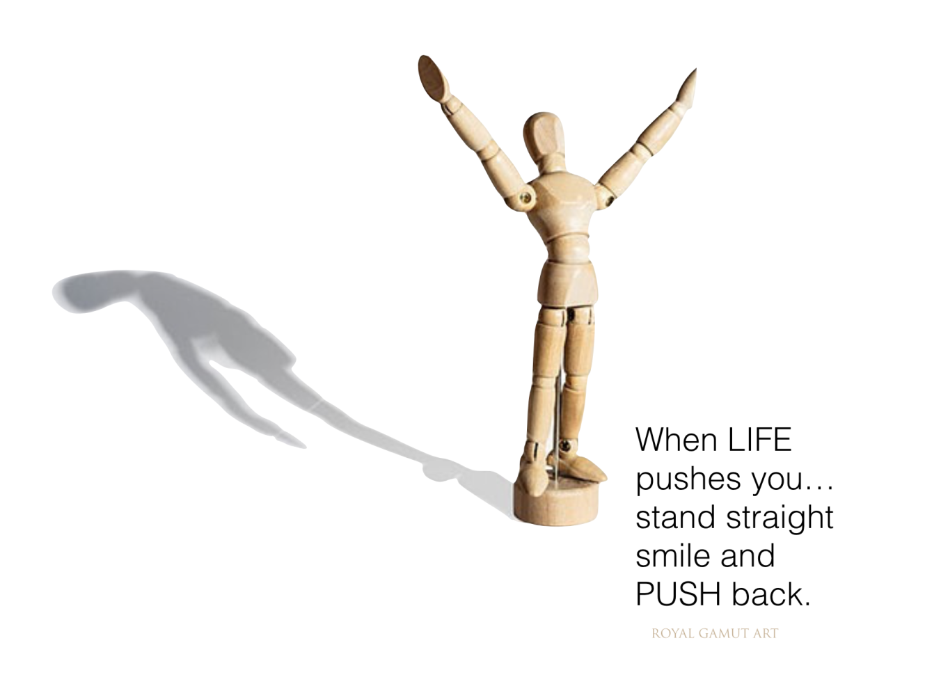 Stay strong and optimistic 
