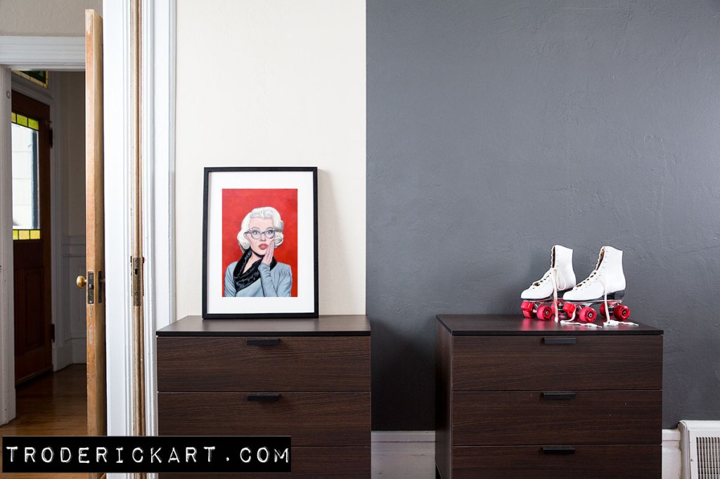 Portrait of Marilyn Monroe by Boulder artist TR.
