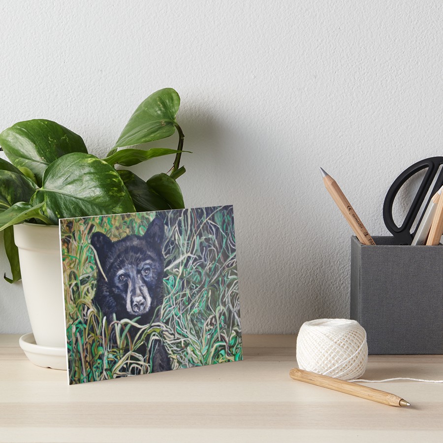 Buford the Bear painting by Boulder artist Tom Roderick