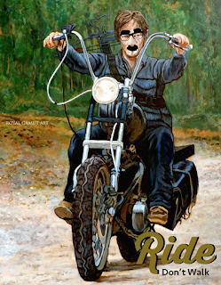 Ride Don't Walk promo Tom Roderick Art