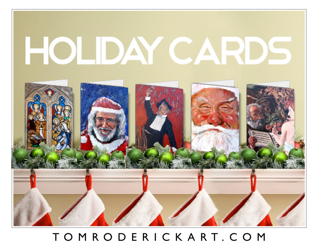 Holiday Cards by Boulder portrait artist Tom Roderick.