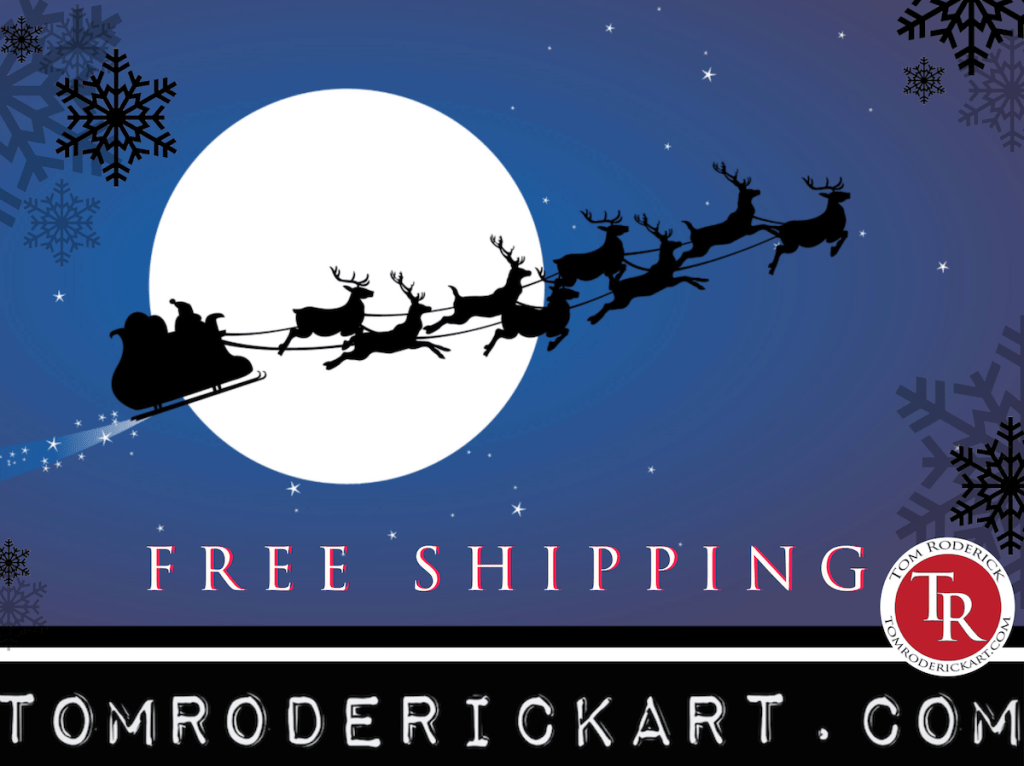 Free Shipping Tom Roderick Art