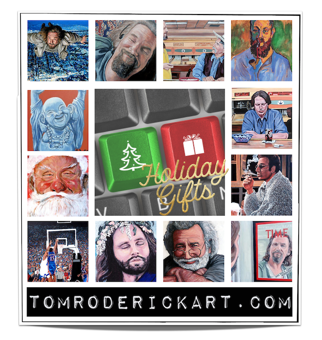 Holiday gift promo Tom Roderick Art