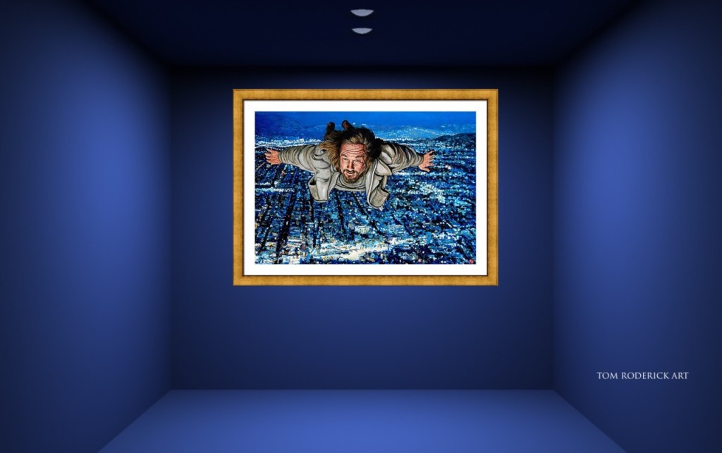 Come Fly with Me portrait of the Flying Dude by Boulder portrait artist Tom Roderick.
