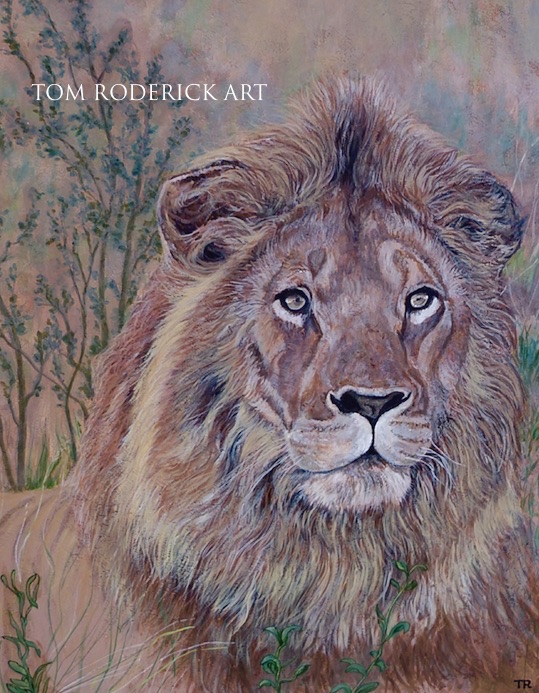 Frank the Lion by Boulder artist Tom Roderick