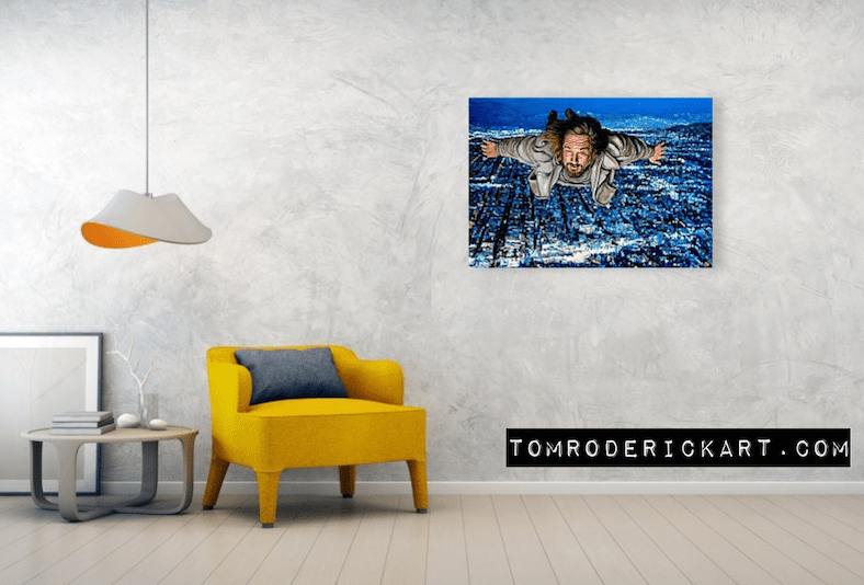 Come Fly with Me portrait of the Dude by Boulder portrait artist Tom Roderick.