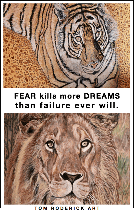 Sasha the Tiger and Frank the Lion by Boulder artist Tom Roderick.