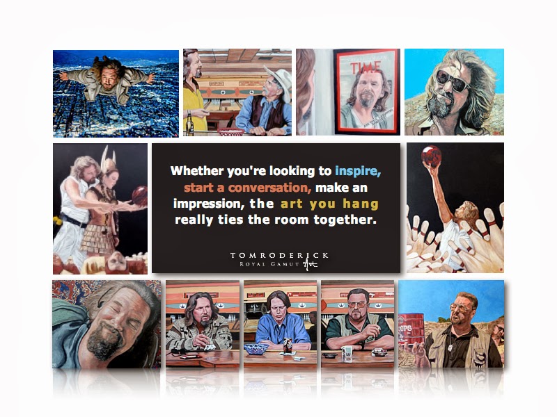 El Duderinos Unite art collection by Boulder portrait artist. 