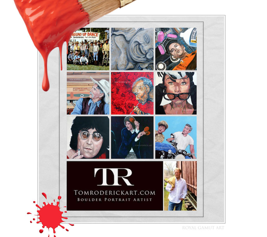 Paintings by Boulder portrait artist Tom Roderick